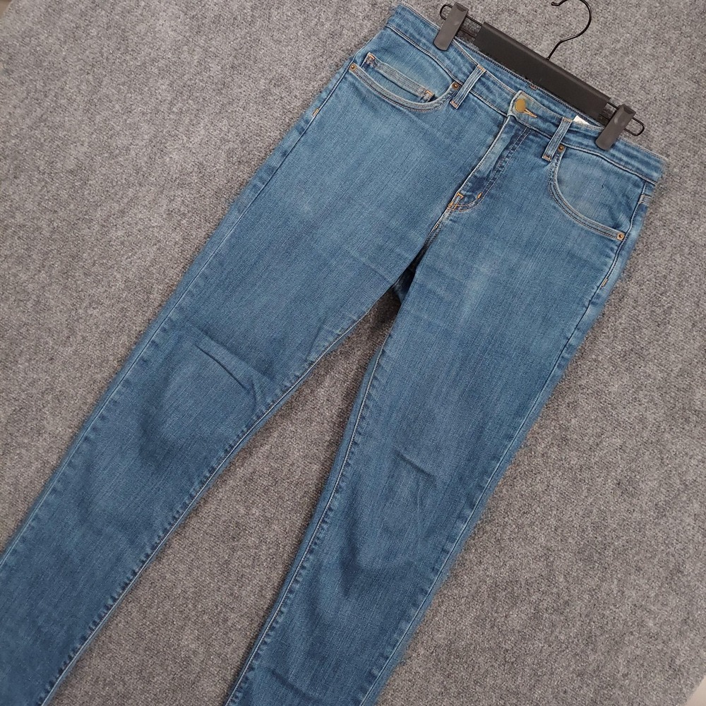 Aviator Jeans Mens 30x34 Fly One Blue Dark Wash Slim Straight Stretch Pants